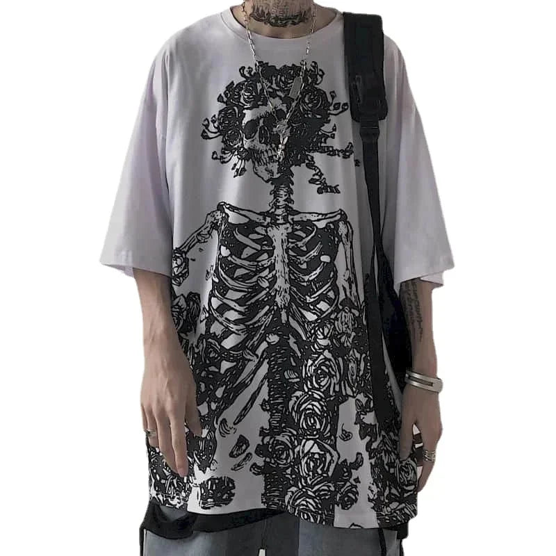 T-shirt oversize dark streetwear gothic